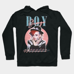 Boy George Vintage Style 80s Fan Art Design Hoodie